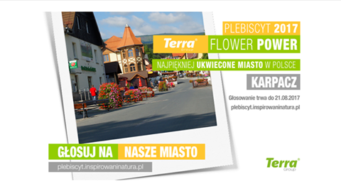 Ukwiecamy Miasto Karpacz - głosowanie w plebiscycie Terra Flower Power 2017