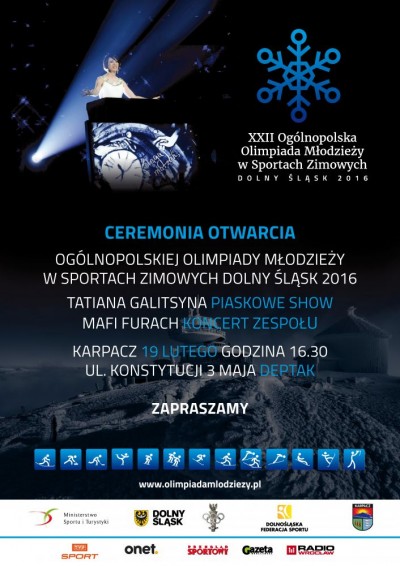 Ceremonia Otwarcia Ogólnopolskiej Olimpiady Młodzieży w Sportach Zimowych