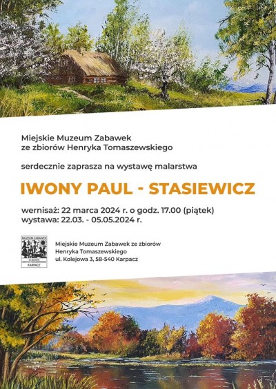Wernisaż wystawy Iwony Paul - Stasiewicz