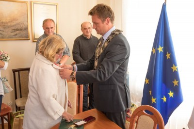 Maria Nienartowicz odznaczona odznaką „Zasłużony dla Kultury Polskiej”