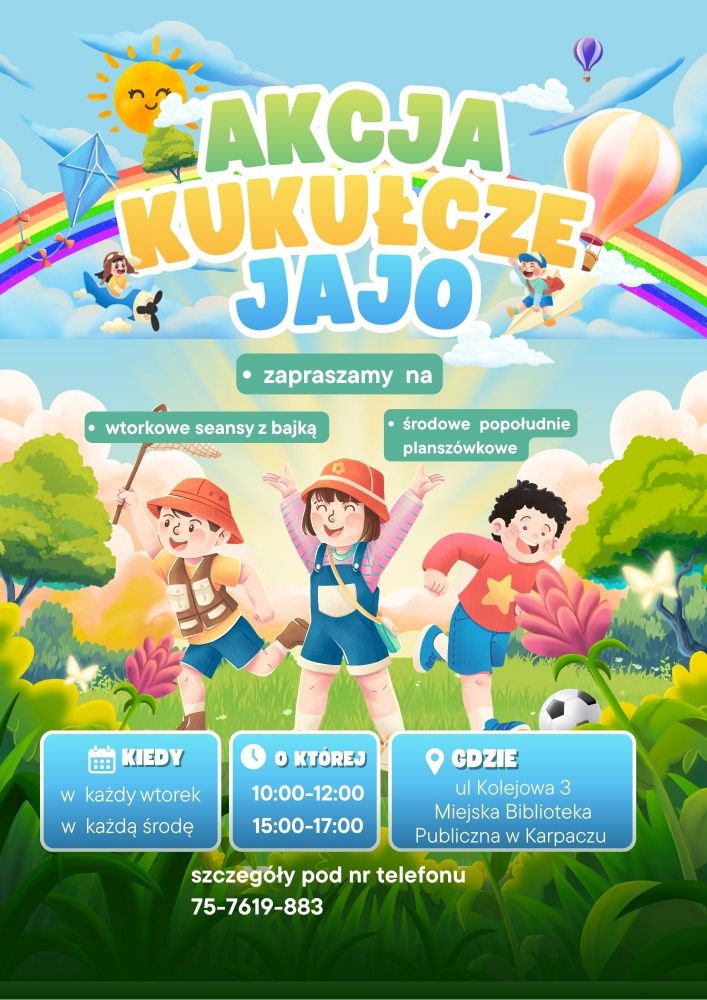 Wtorkowy seans z bajką w Bibliotece
