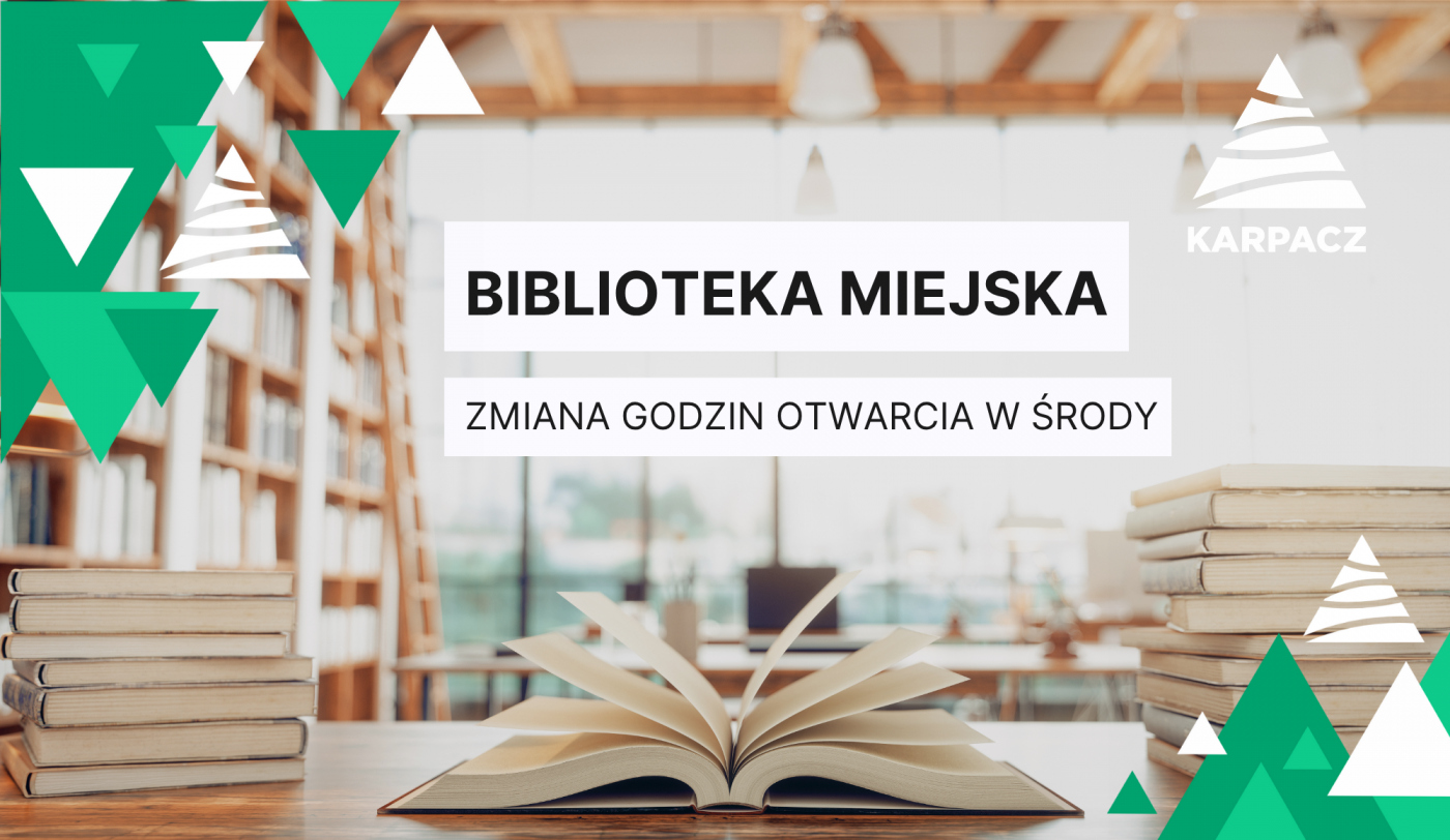 Zmiana godzin otwarcia Biblioteki Miejskiej