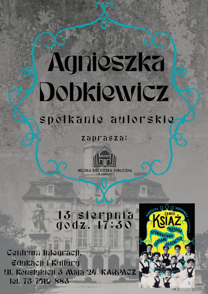 Spotkanie autorskie z Agnieszką Dobkiewicz