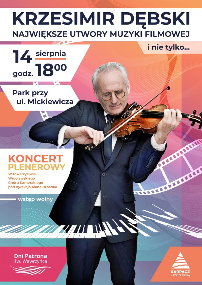 Koncert Muzyki Filmowej Krzesimira Dębskiego