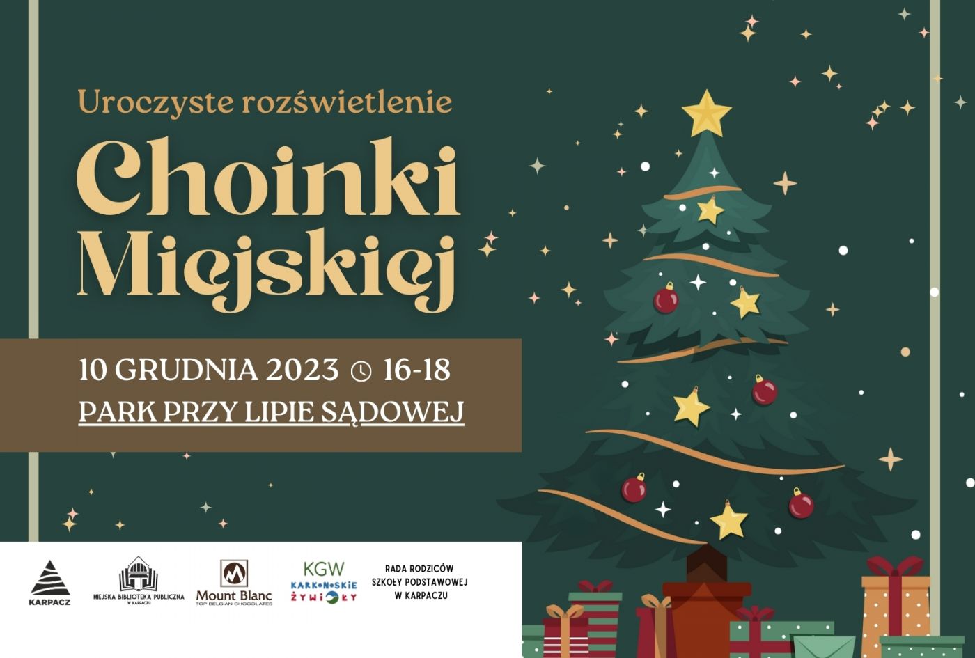 Uroczyste rozświetlenie Choinki Miejskiej