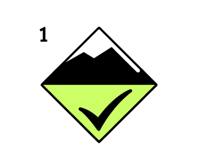 WARUNKI NA SZLAKACH - 1 stopień zagrożenia lawinowego