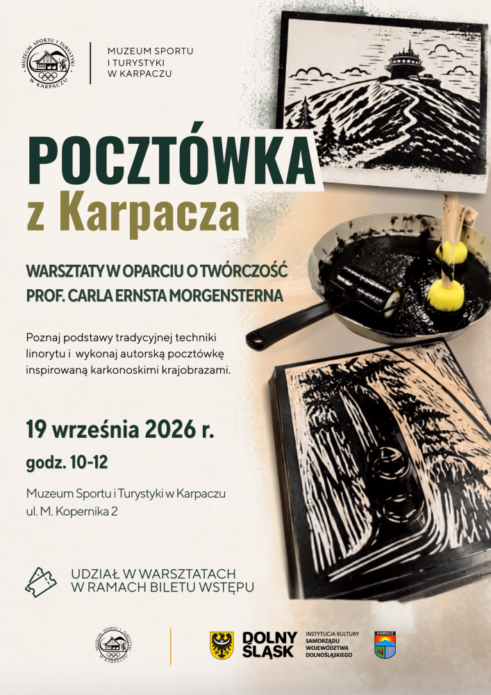 Pocztówka z Karpacza - warsztaty tworzenia pocztówek w oparciu o twórczość Prof. Carl Ernsta Morgensterna