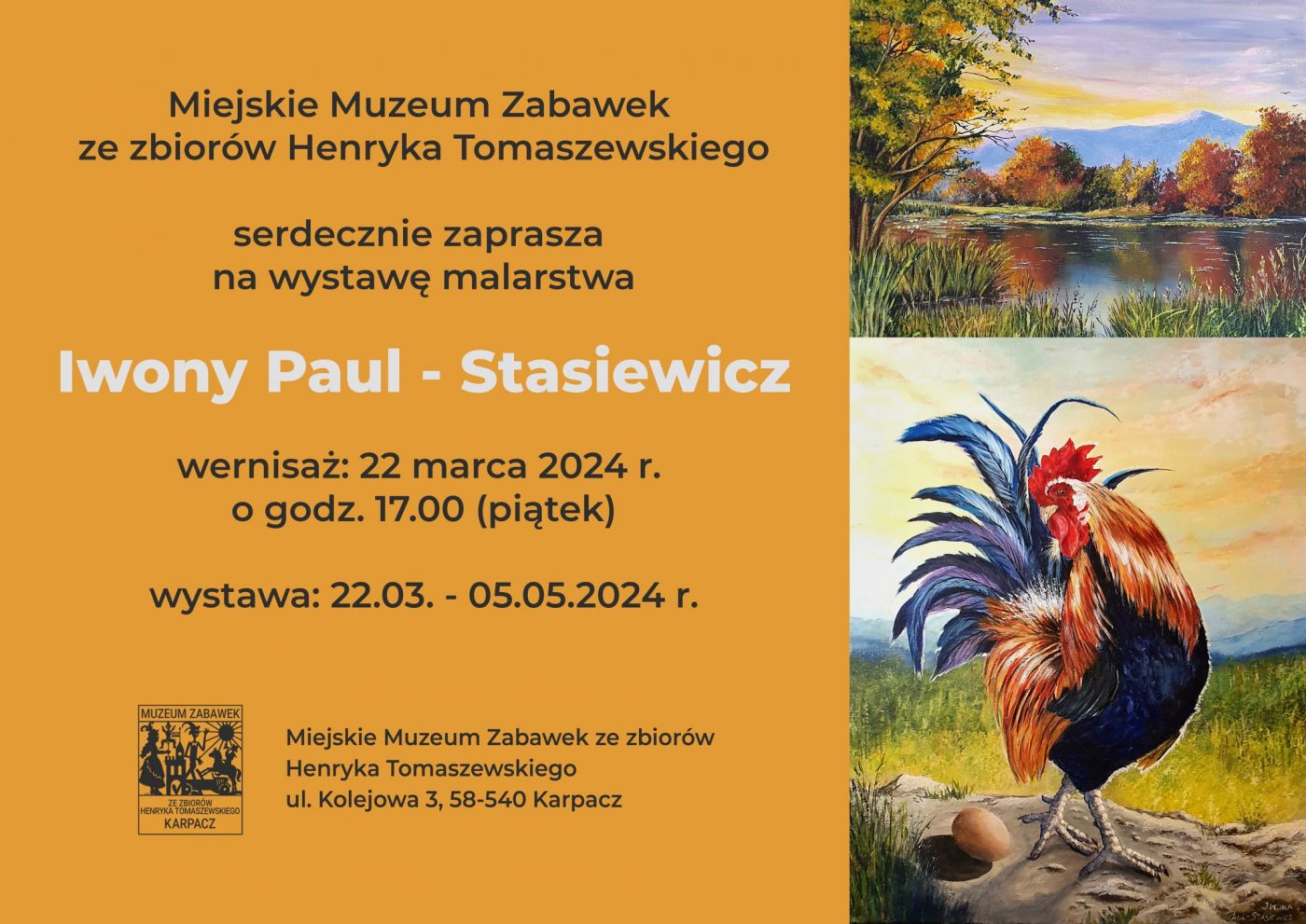 Wernisaż wystawy Iwony Paul - Stasiewicz