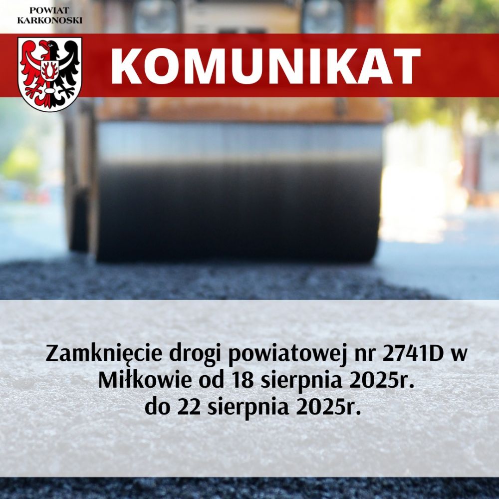 Zmiana organizacji ruchu- zamknięcie drogi