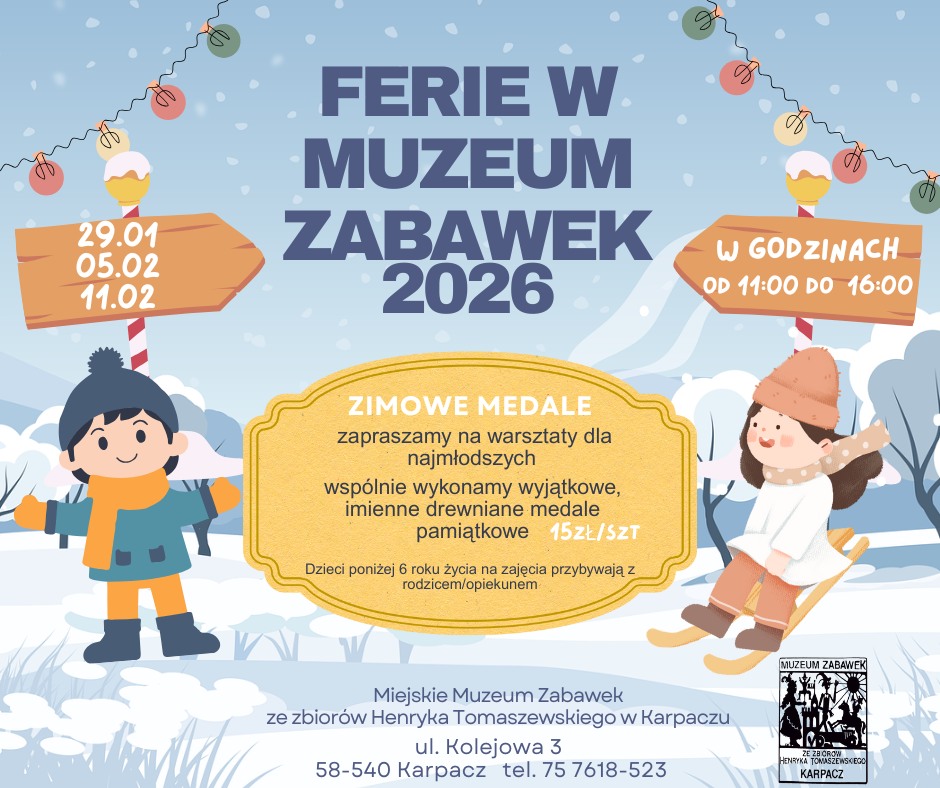 Ferie w Muzeum Zabawek - warsztaty dla dzieci
