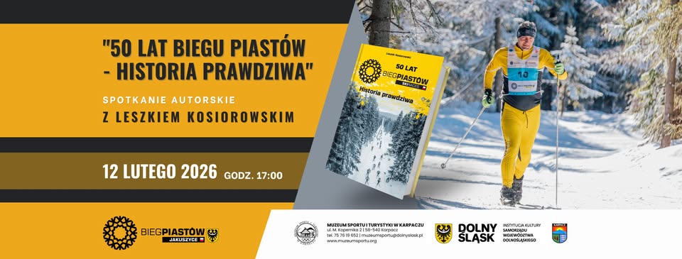 50 lat Biegu Piastów - historia prawdziwa - spotkanie autorskie z Leszkiem Kosiorowskim