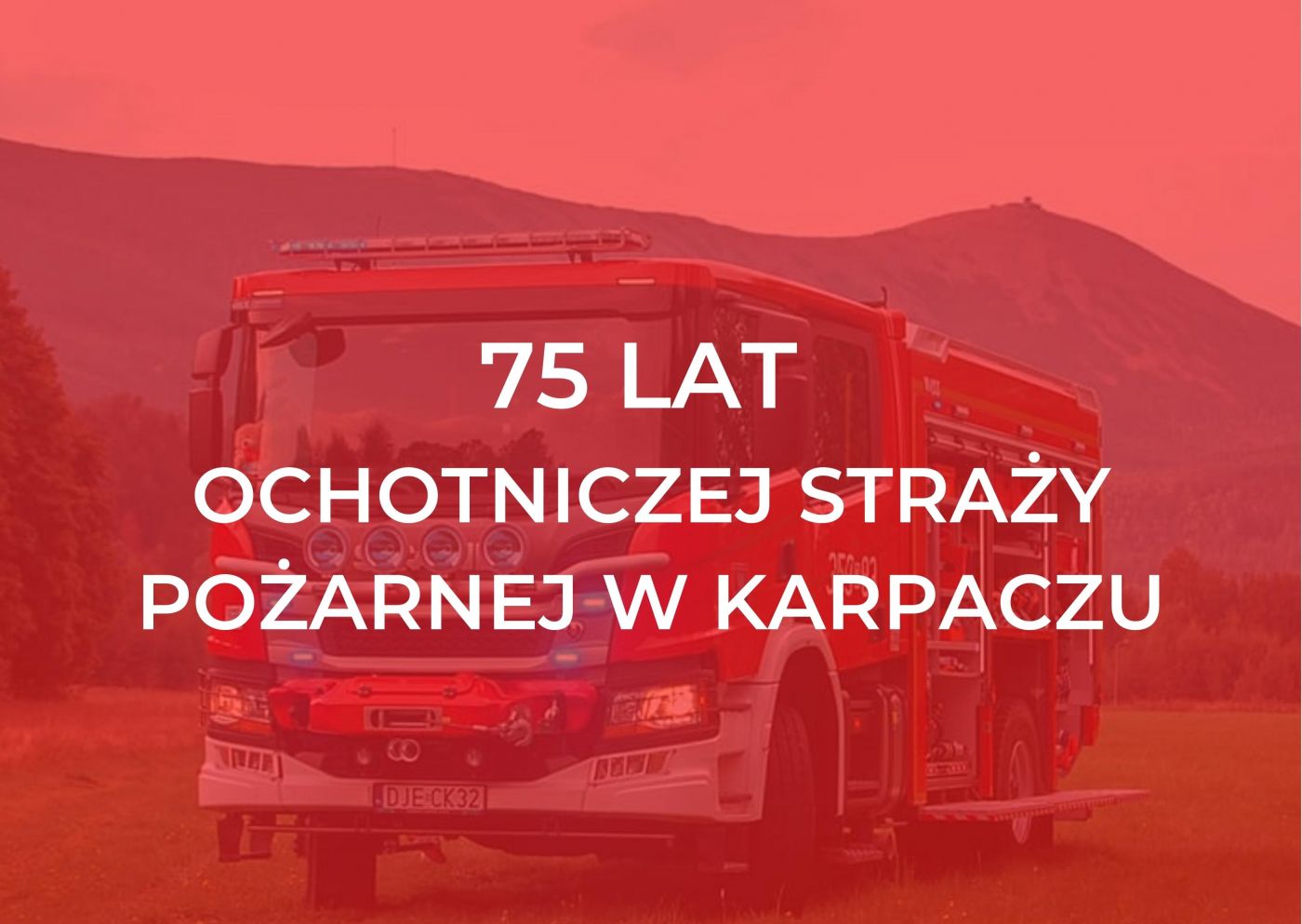 Zaproszenie na 75-lecie powołania OSP w Karpaczu