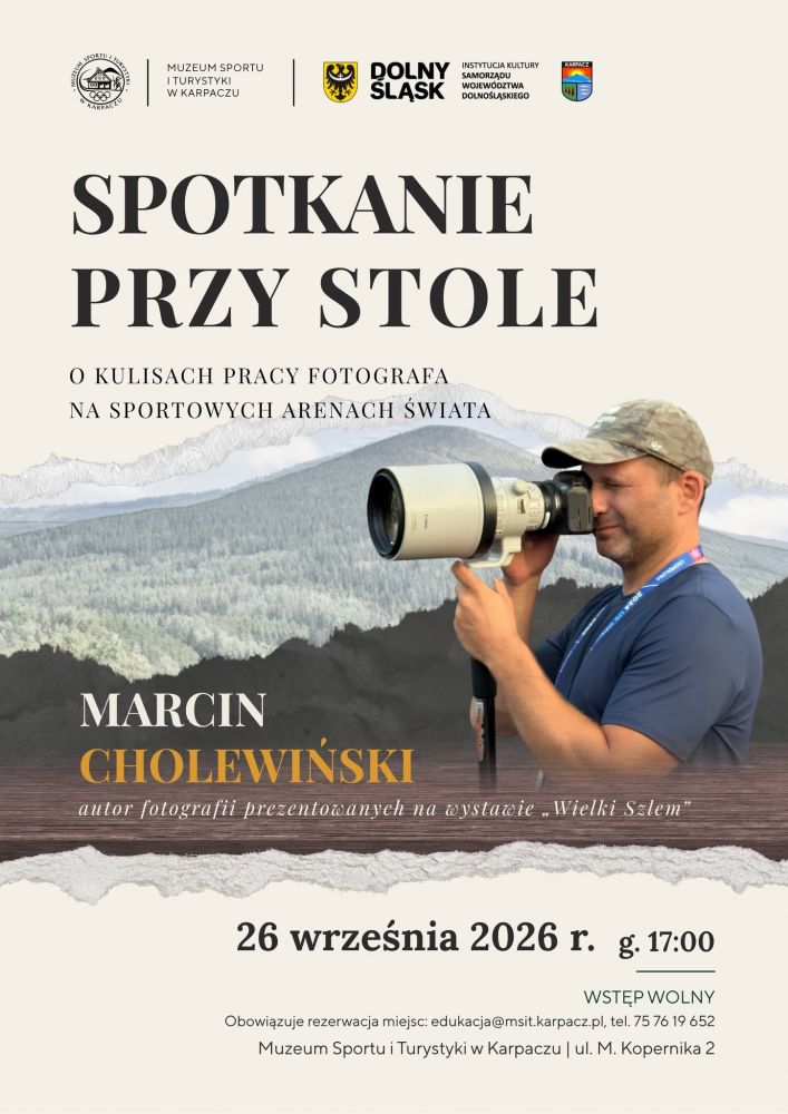 Spotkanie przy stole. O kulisach pracy fotografa na sportowych arenach świata