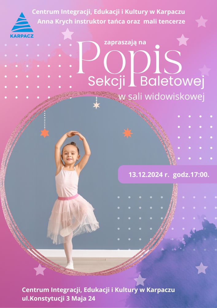 Popis Klasy Baletu Maestry Anny Krych