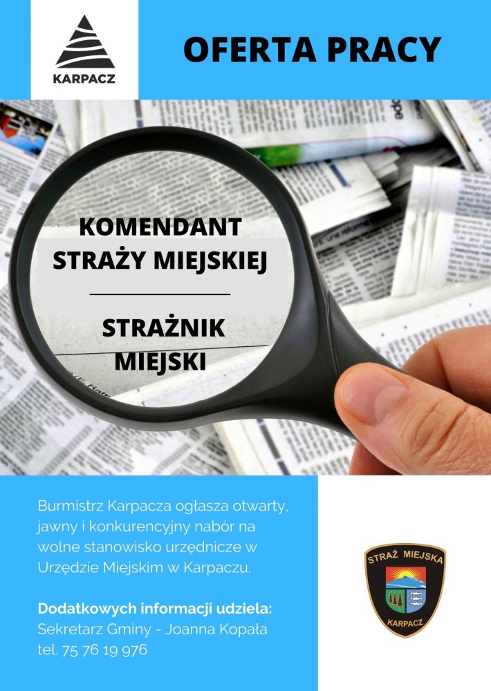 Oferty Pracy - Stanowisko ds. informatyki