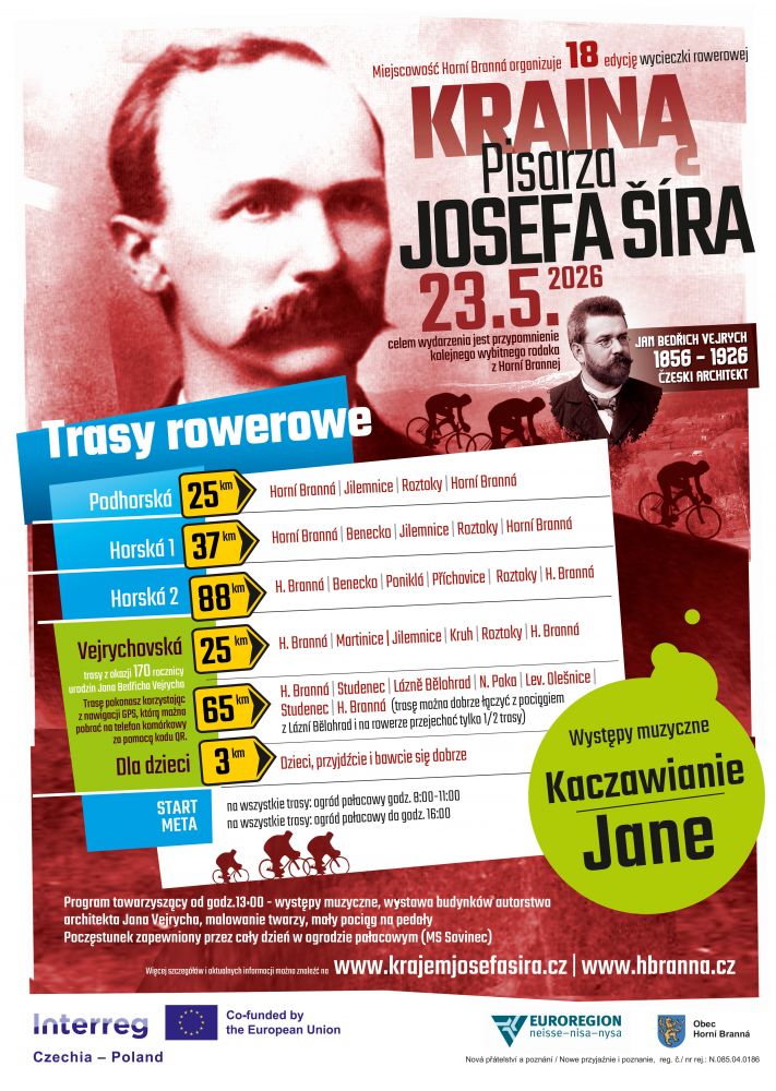 18. edycja wycieczki rowerowej „Krainą pisarza Josefa Šíra”