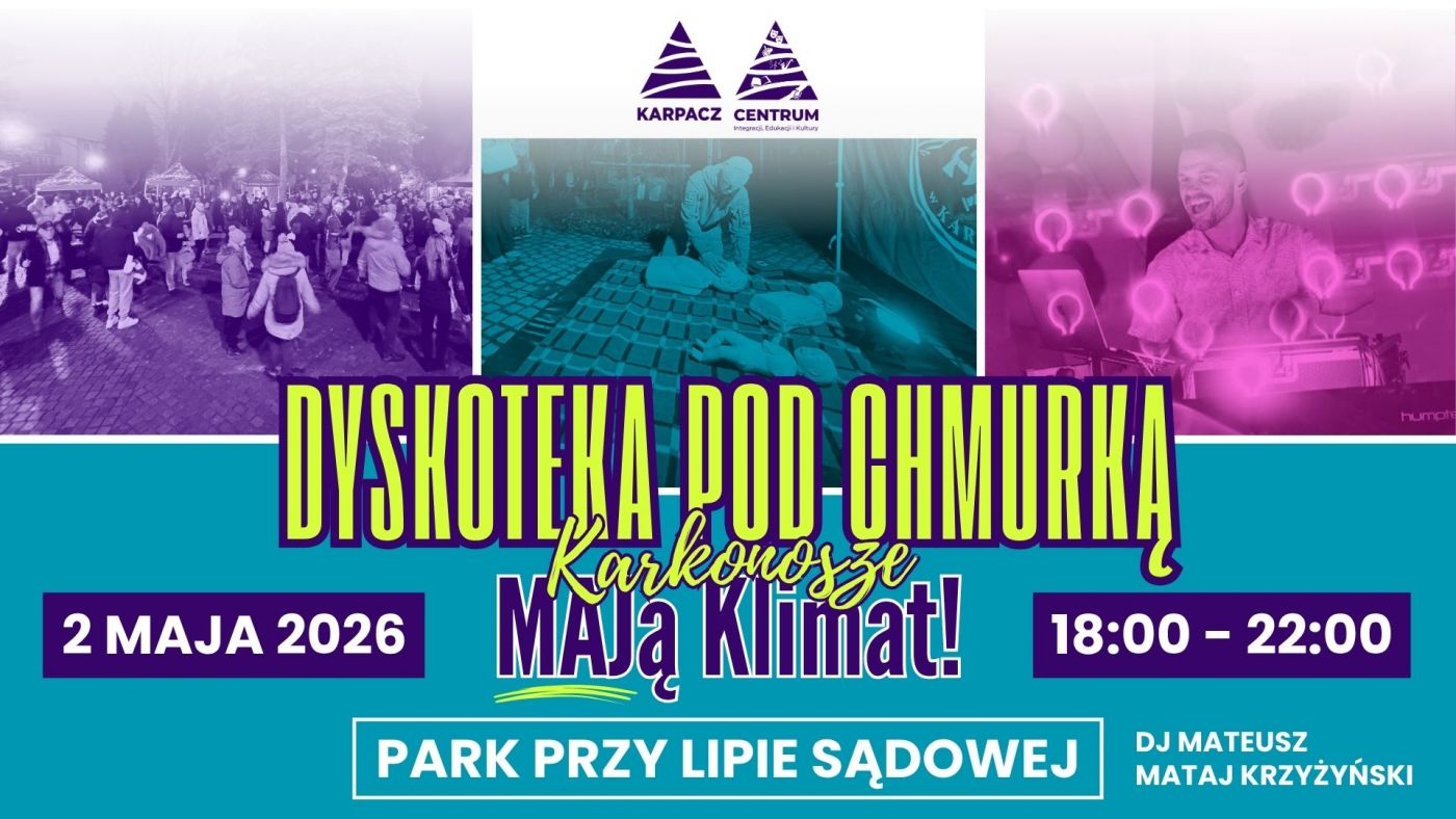 Majowa dyskoteka pod chmurką