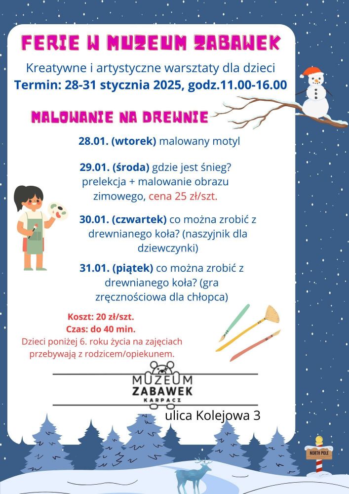 Ferie w Muzeum Zabawek - warsztaty dla dzieci