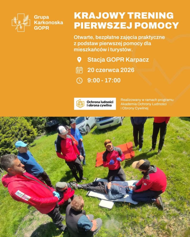 Zajęcia praktyczne z pierwszej pomocy w Karpaczu