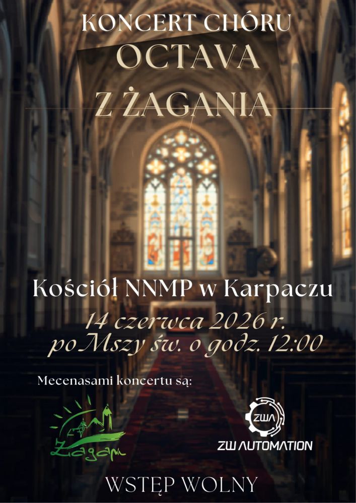 Koncert chóru Oktawa z Żagania