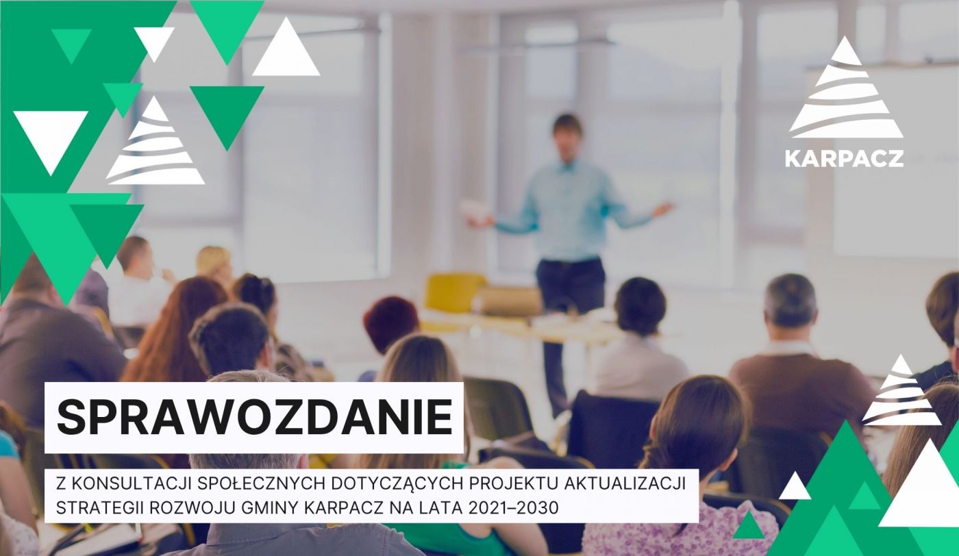 Sprawozdanie z konsultacji społecznych