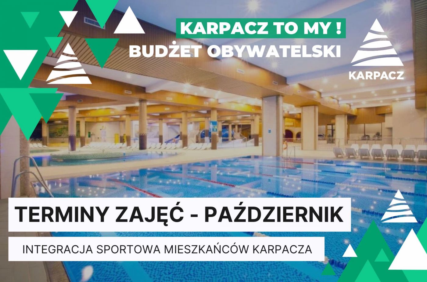Integracja sportowa mieszkańców Karpacza - TERMINY ZAJĘĆ PAŹDZIERNIK