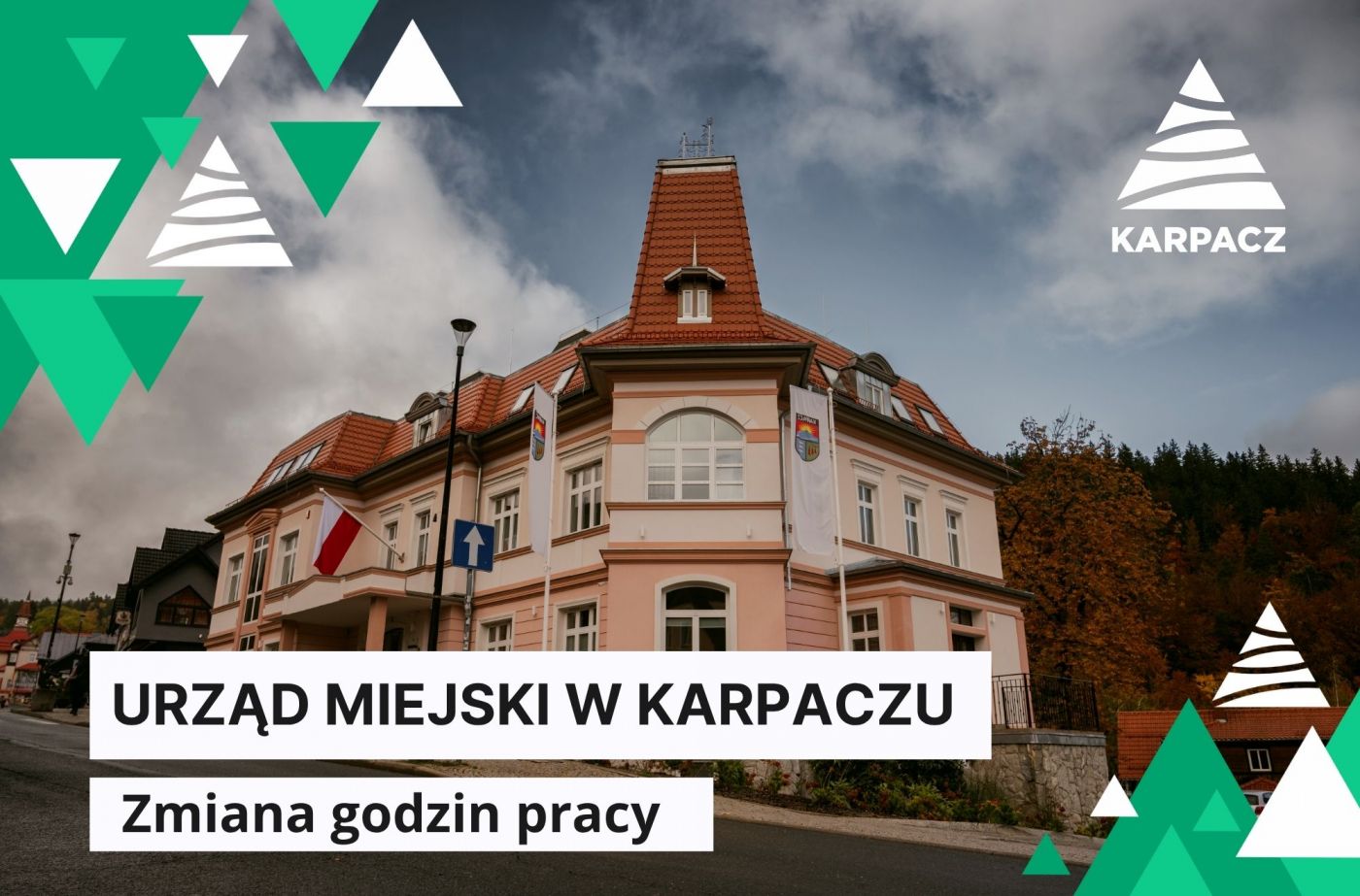 Zmiana godzin pracy Urzędu Miejskiego w Karpaczu