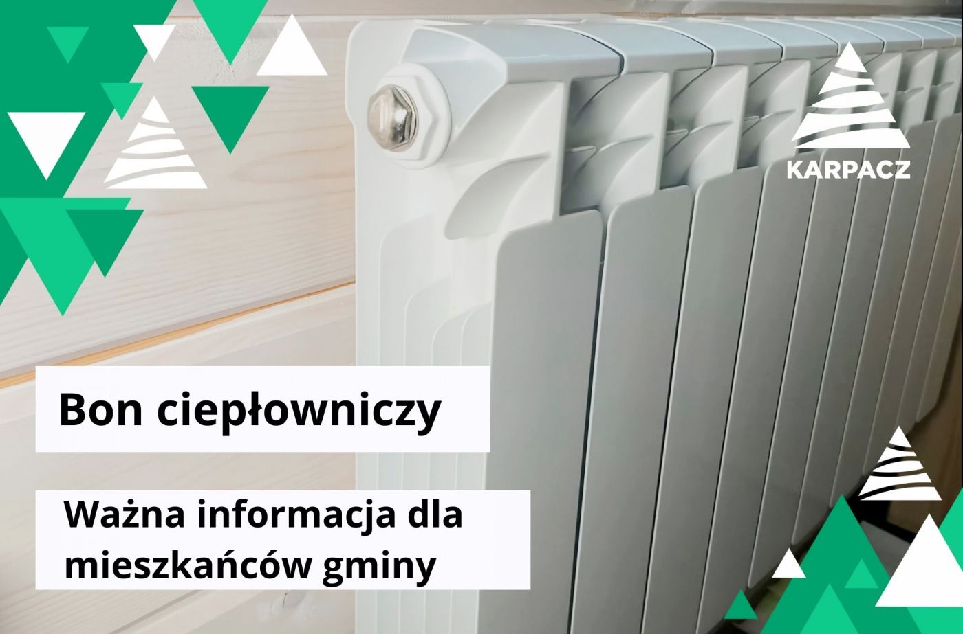 Bon ciepłowniczy – ważna informacja dla mieszkańców gminy