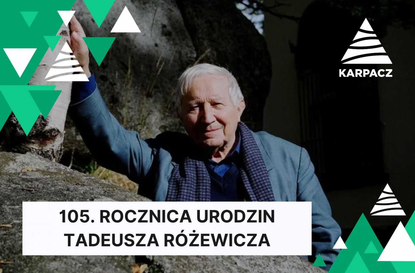 105. rocznica urodzin Tadeusza Różewicza. Dziś rozpoczynamy Festiwal Literatury w Karpaczu