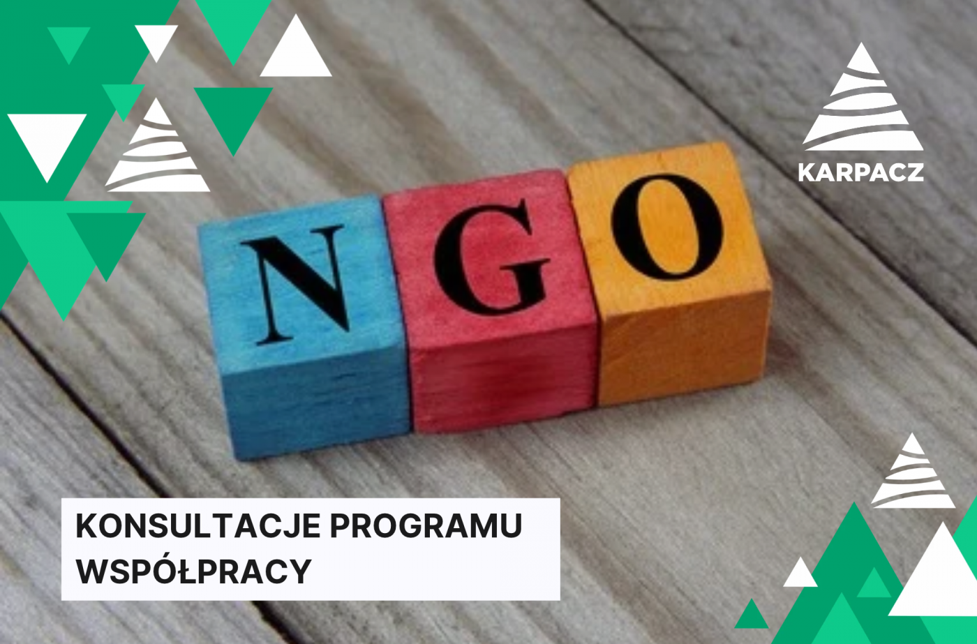 Konsultacje programu współpracy z organizacjami pozarządowymi