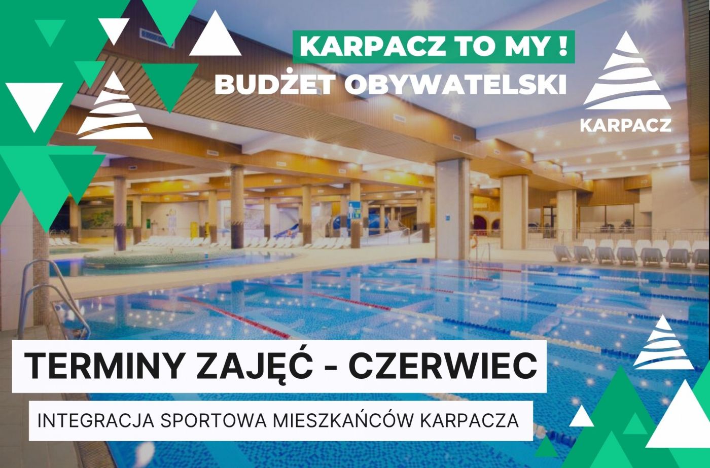Integracja sportowa mieszkańców Karpacza - TERMINY ZAJĘĆ CZERWIEC 2026