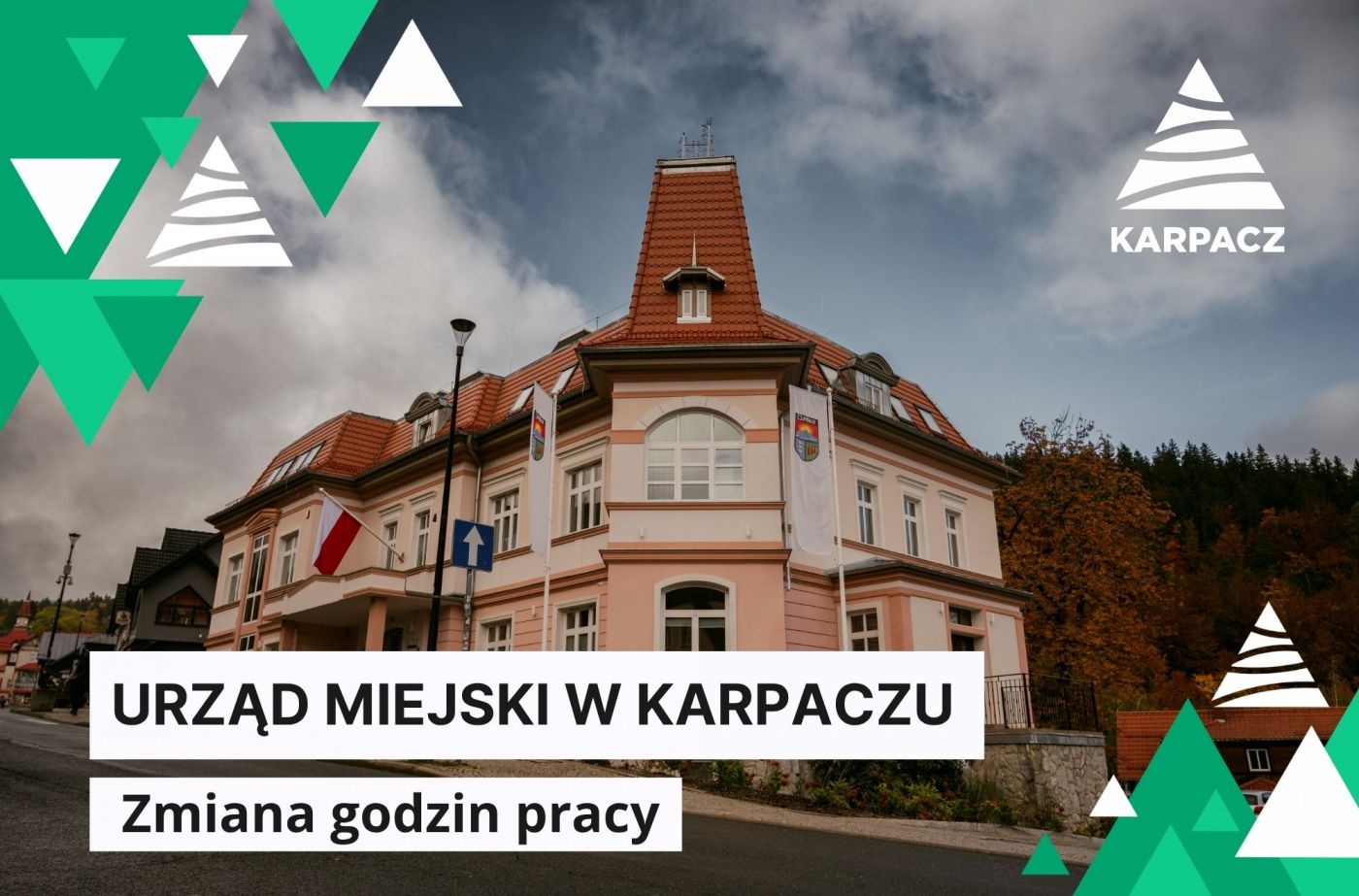 Zmiana godzin pracy Urzędu Miejskiego w Karpaczu