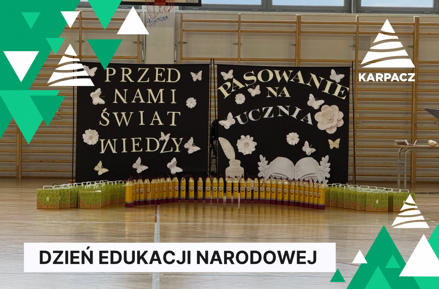 Pasowanie pierwszoklasistów w Szkole Podstawowej w Karpaczu