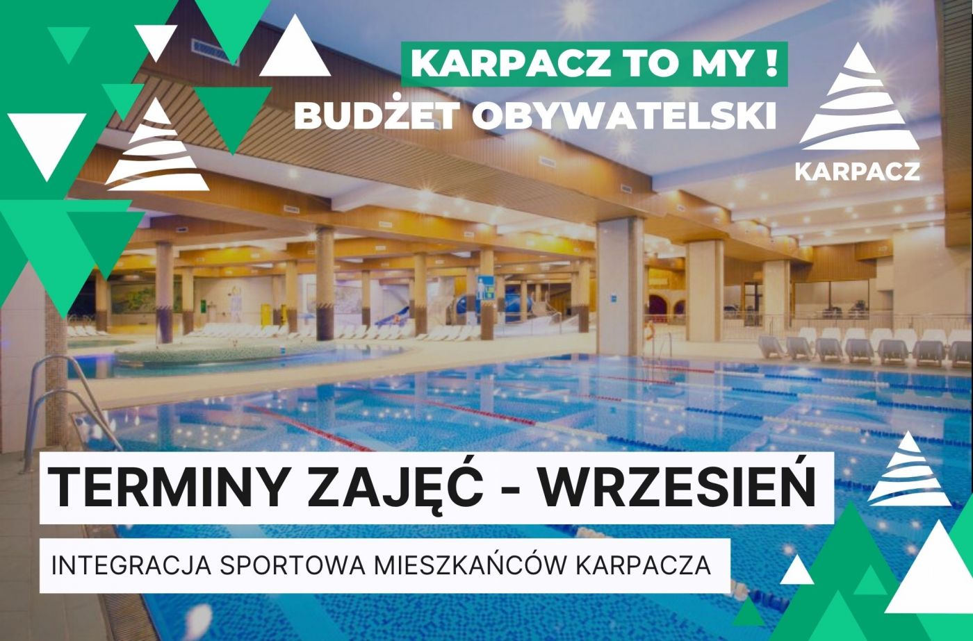 Integracja sportowa mieszkańców Karpacza - TERMINY ZAJĘĆ WRZESIEŃ 2026