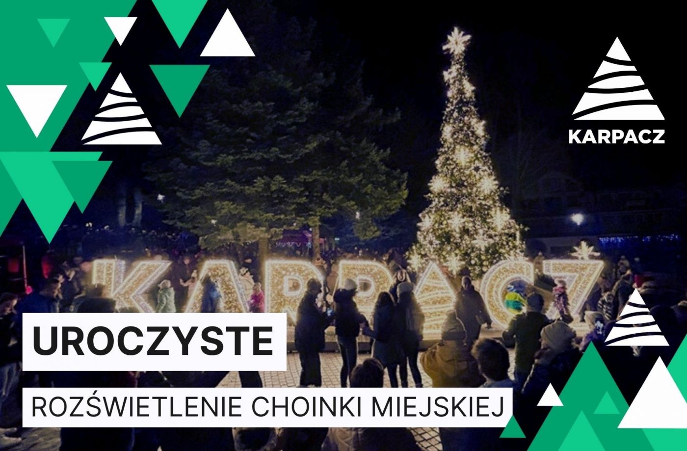 Uroczyste rozświetlenie choinki miejskiej