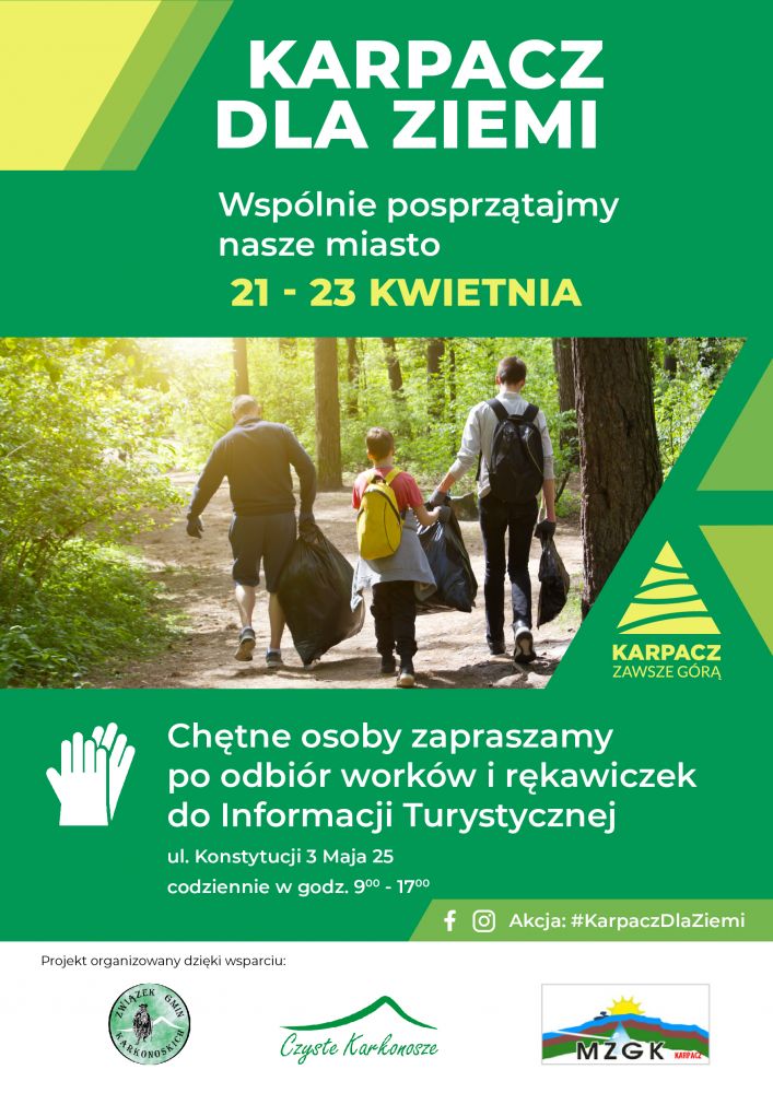 Akcja KARPACZ DLA ZIEMI - wspólnie sprzątamy miasto!