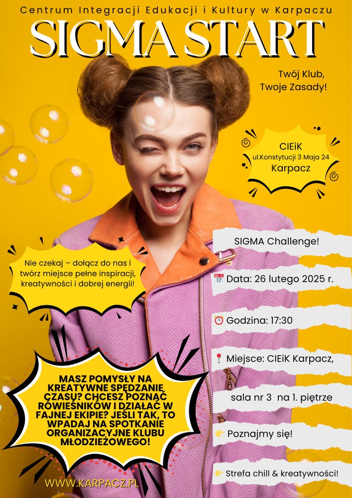 SIGMA START – Twój Klub, Twoje Zasady!