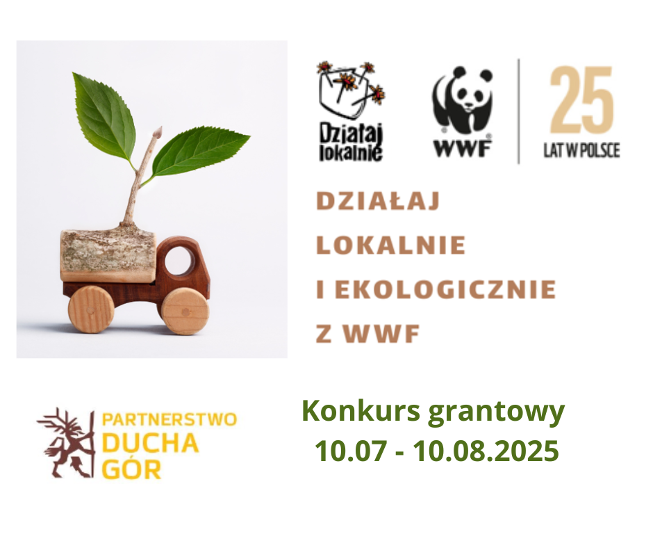 RUSZYŁ Konkurs grantowy Działaj Lokalnie i ekologicznie z WWF 10.07-10.08.2025