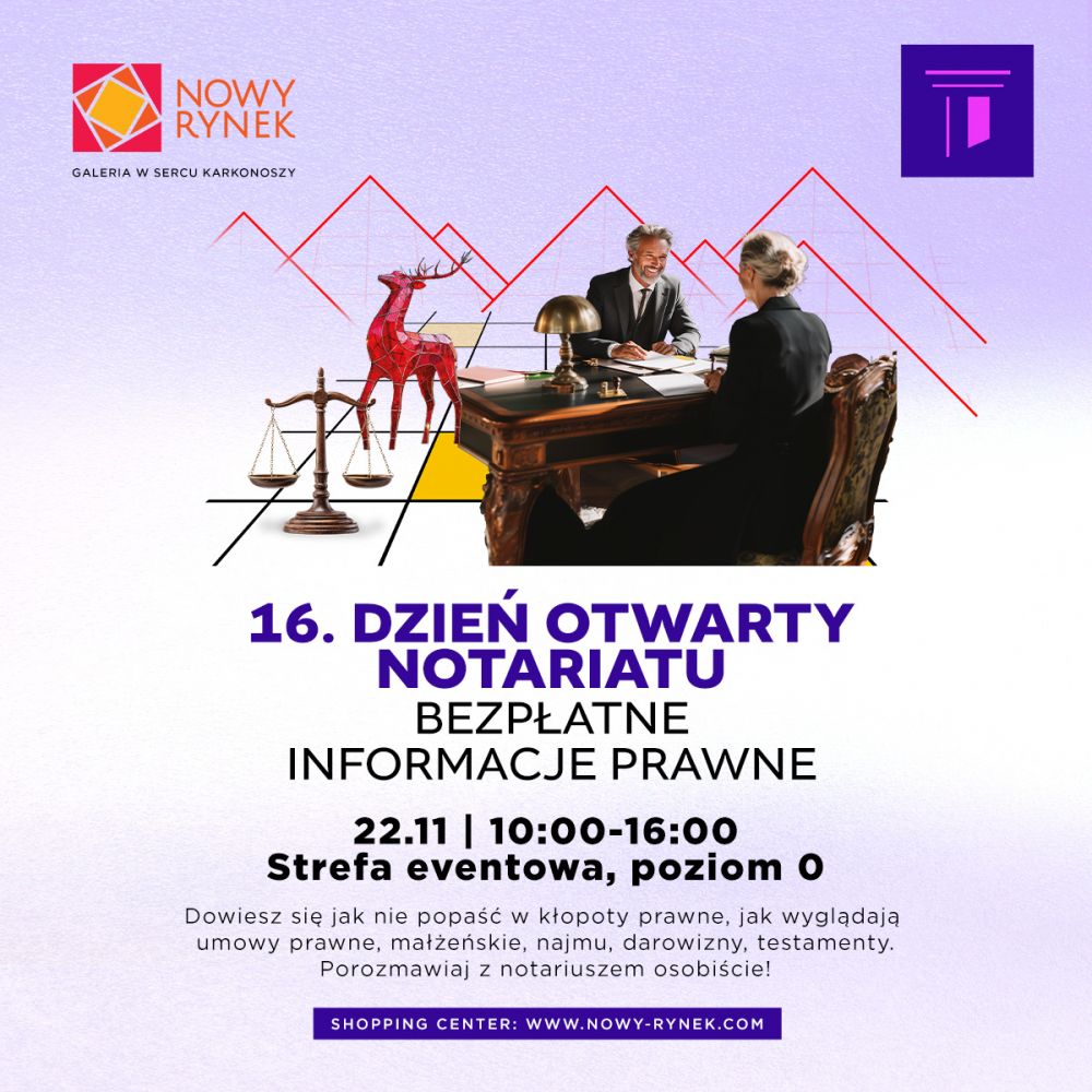 16. Dzień otwarty notariatu - bezpłatne informacje prawne
