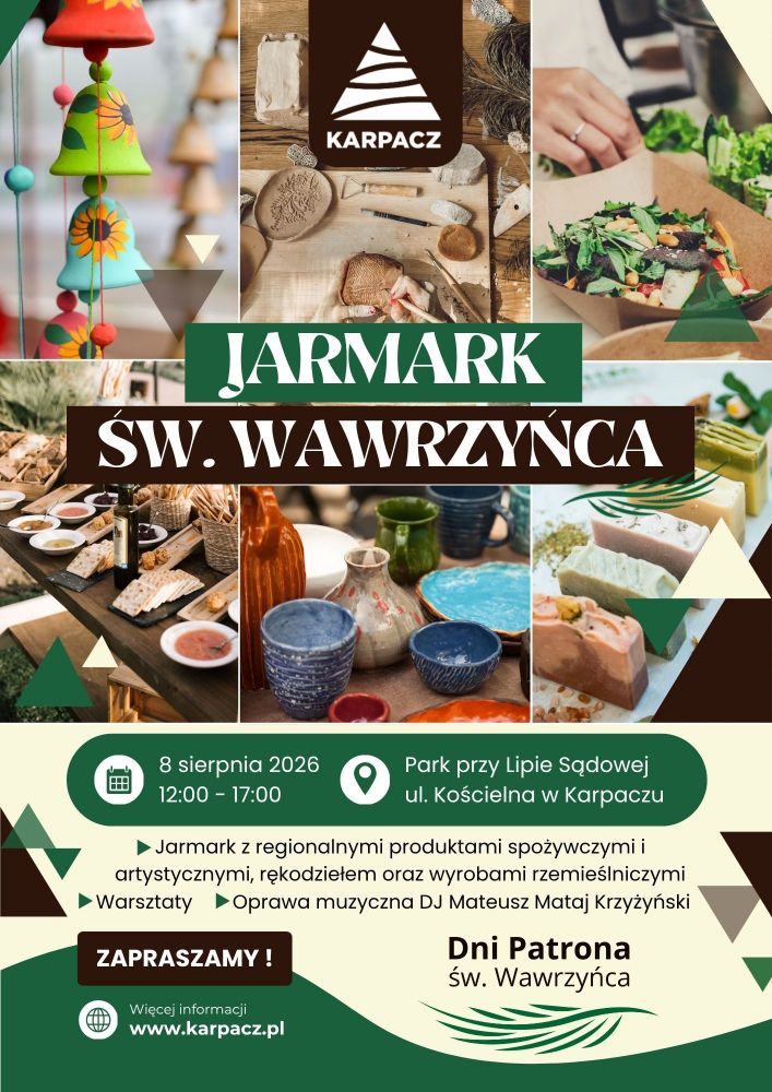 Jarmark św. Wawrzyńca - zaproszenie dla Wystawców Jarmark św. Wawrzyńca - zaproszenie dla Wystawców