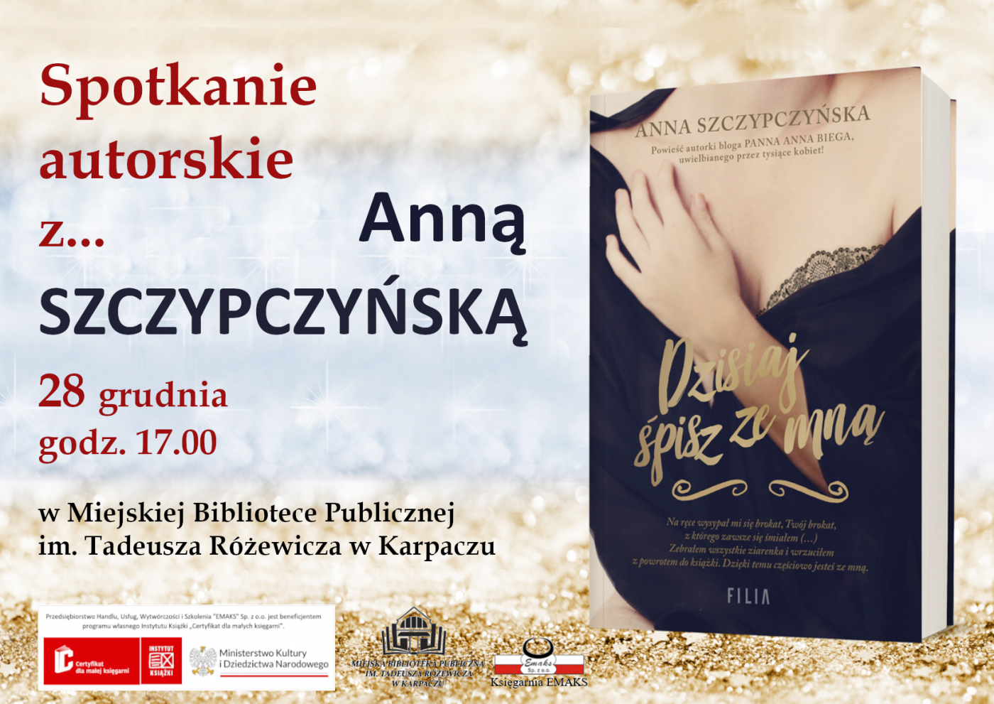 Spotkanie autorskie z Anną Szczypczyńską