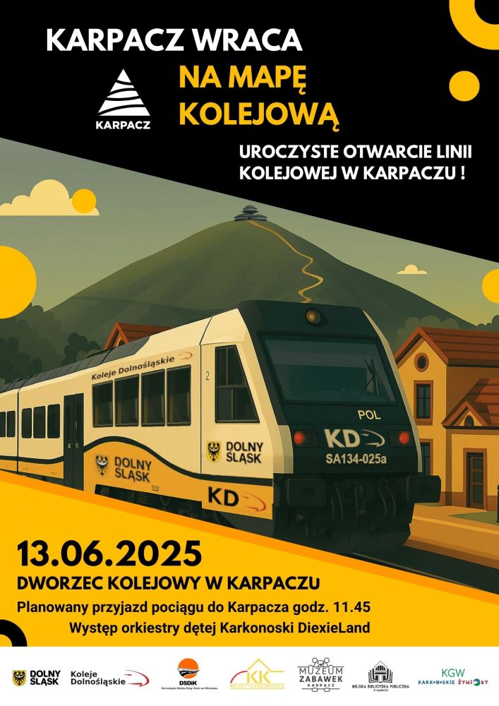 Otwarcie linii kolejowej w Karpaczu