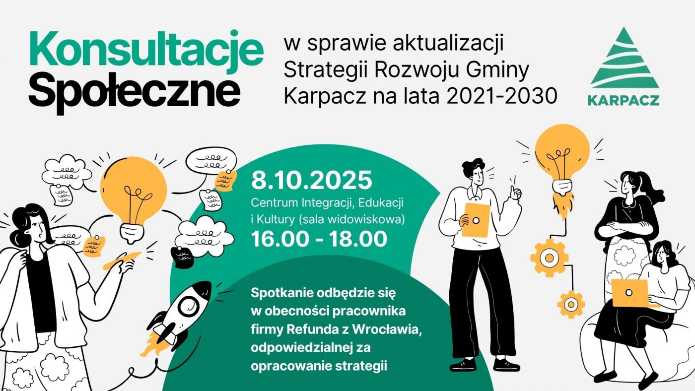 Konsultacje społeczne dot. aktualizacji Strategii Rozwoju Gminy Karpacz na lata 2021–2030