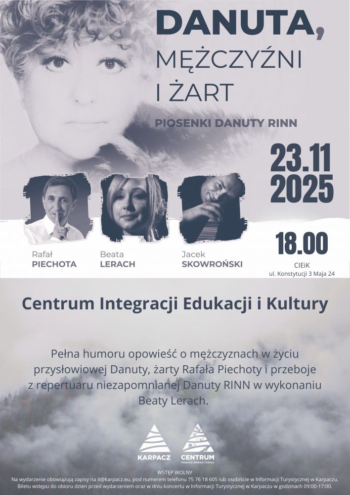 Program muzyczno-kabaretowy Danuta, mężczyźni i żart