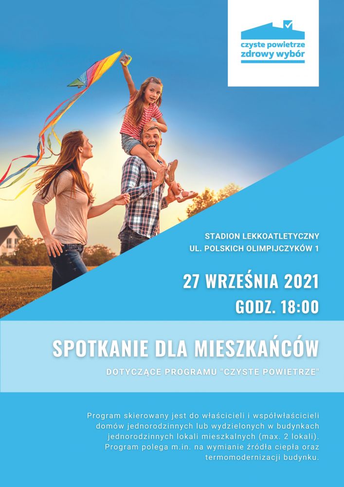 Spotkanie dla mieszkańców Czyste Powietrze