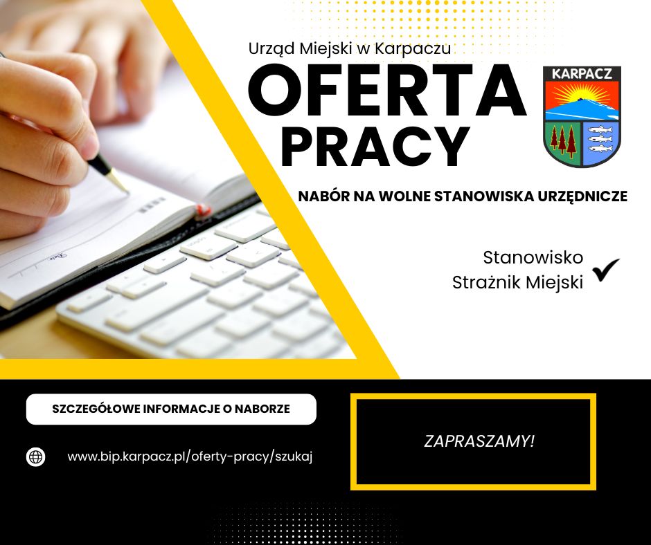 Oferta pracy w Urzędzie Miejskim w Karpaczu