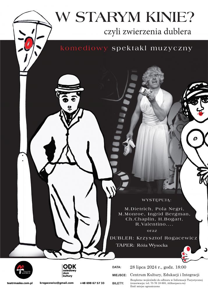 Spektakl „W starym kinie… czyli zwierzenia Dublera!”