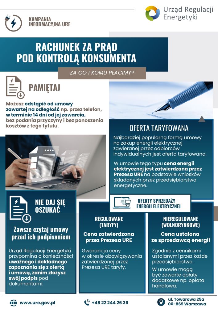 Rachunek za prąd pod kontrolą konsumenta