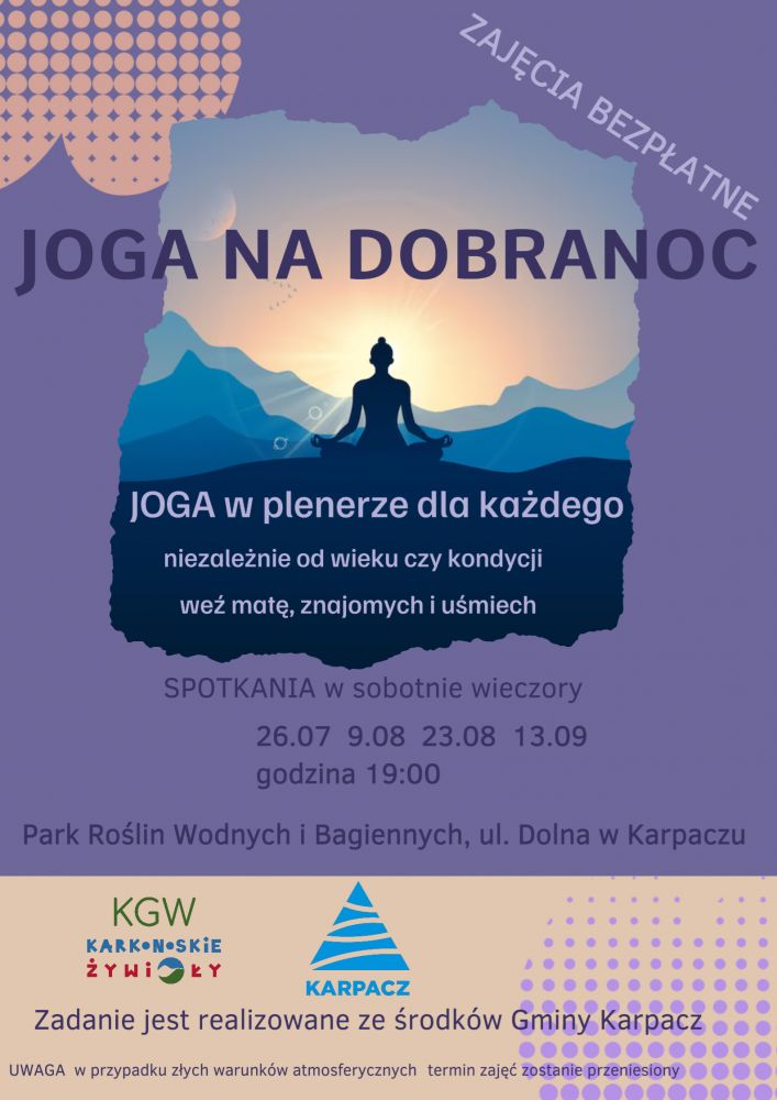 Wieczorna Joga w Karpaczu