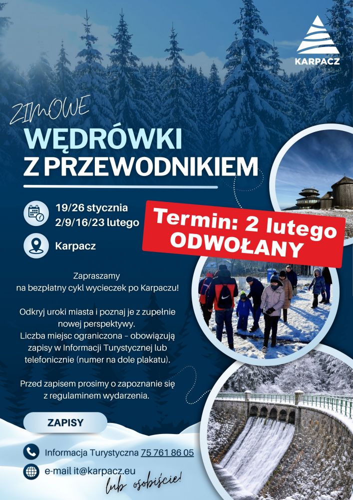 Zimowe wędrówki z przewodnikiem